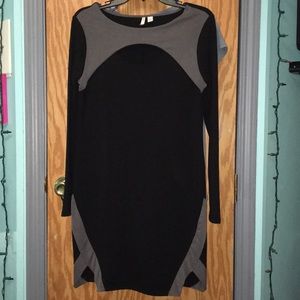 Black & Grey Cato Dress
